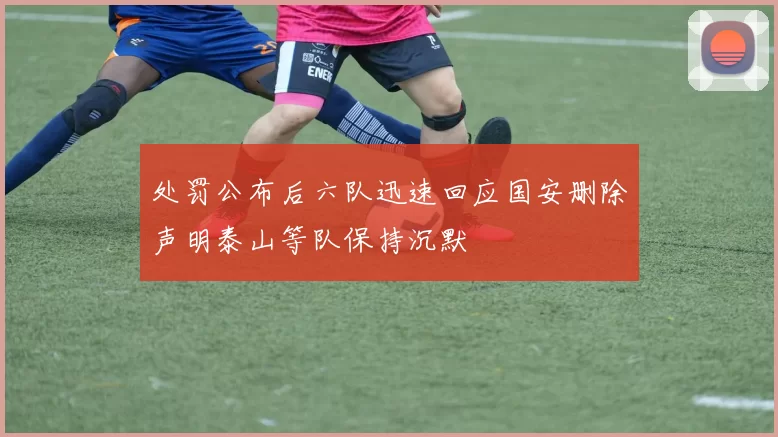 处罚公布后六队迅速回应国安删除声明泰山等队保持沉默